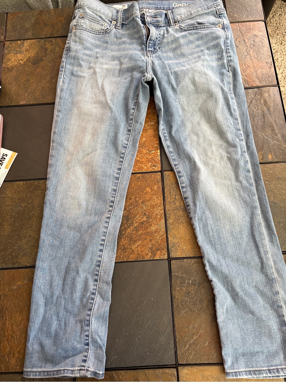 GAP Light Blue Straight-Leg Women's Jeans